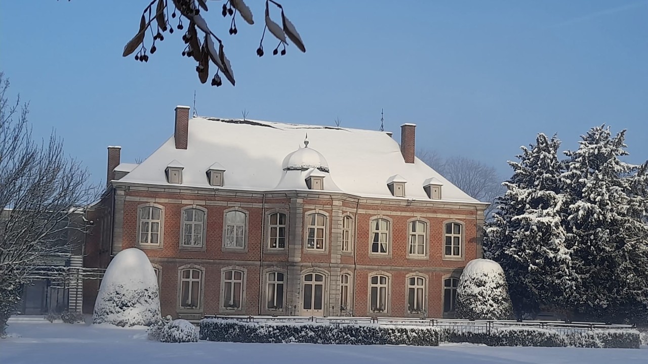 Château_De_Wanfercée_en_hiver Château De Wanfercée en hiver